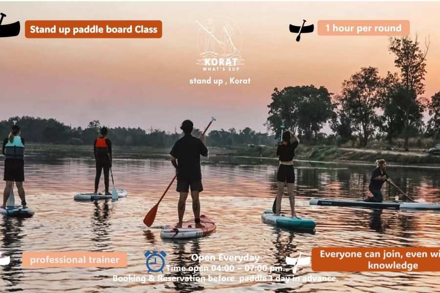 Stand Up Paddle Board Experience by Korat What’s SUP | Thailand